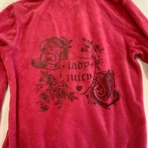 Juicy Couture Velour hoody zip up